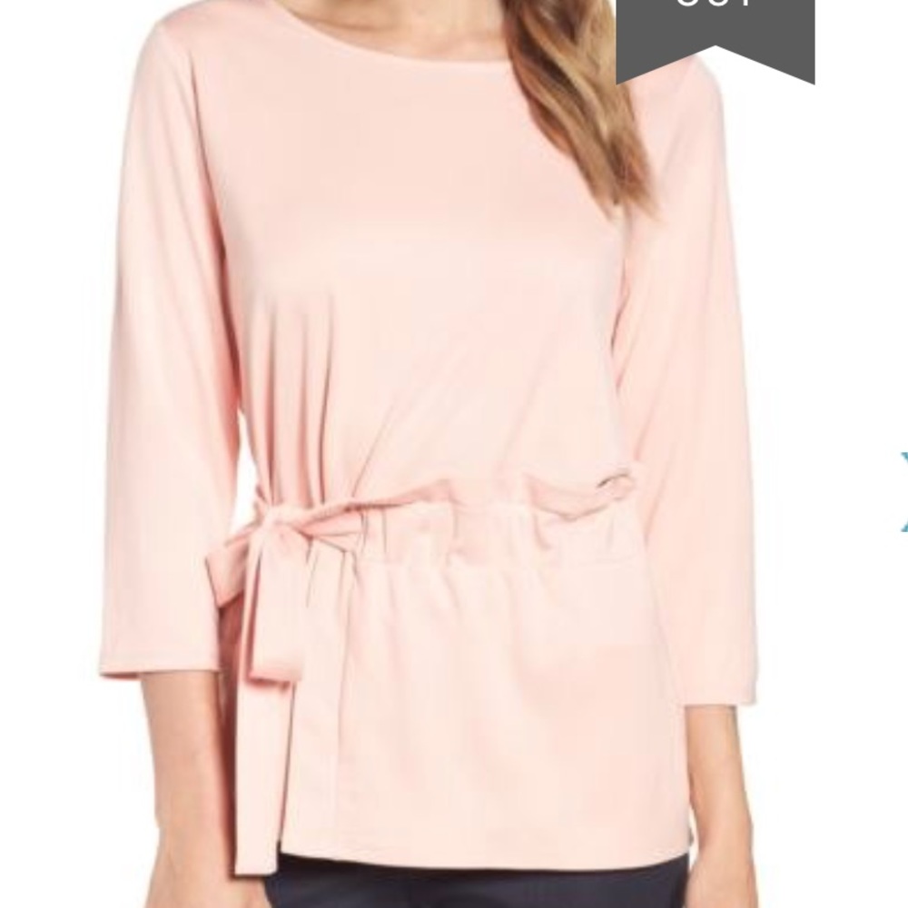 Halogen waist tie tunic